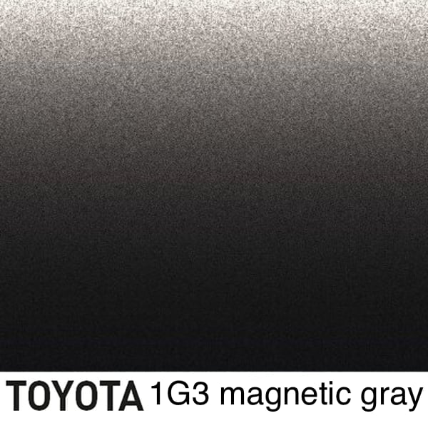 Автоэмаль WOOSTE, 1 л (Toyota) 1G3, Магнитный серый металлик