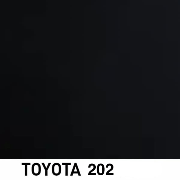 Автоэмаль WOOSTE, 1 л (Toyota) 202, Черный